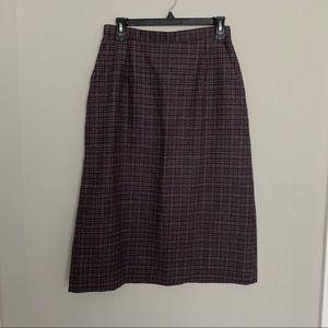NWT⭐️ ACTWU Union Vintage 1970s Wool Midi Skirt